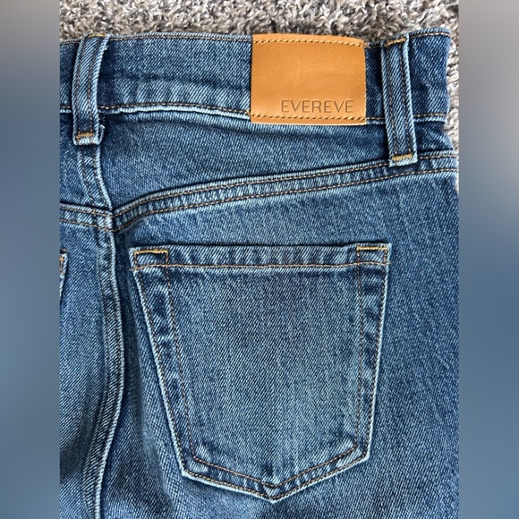 Evereve like new straight leg blue jeans size 24 - Picture 6 of 8